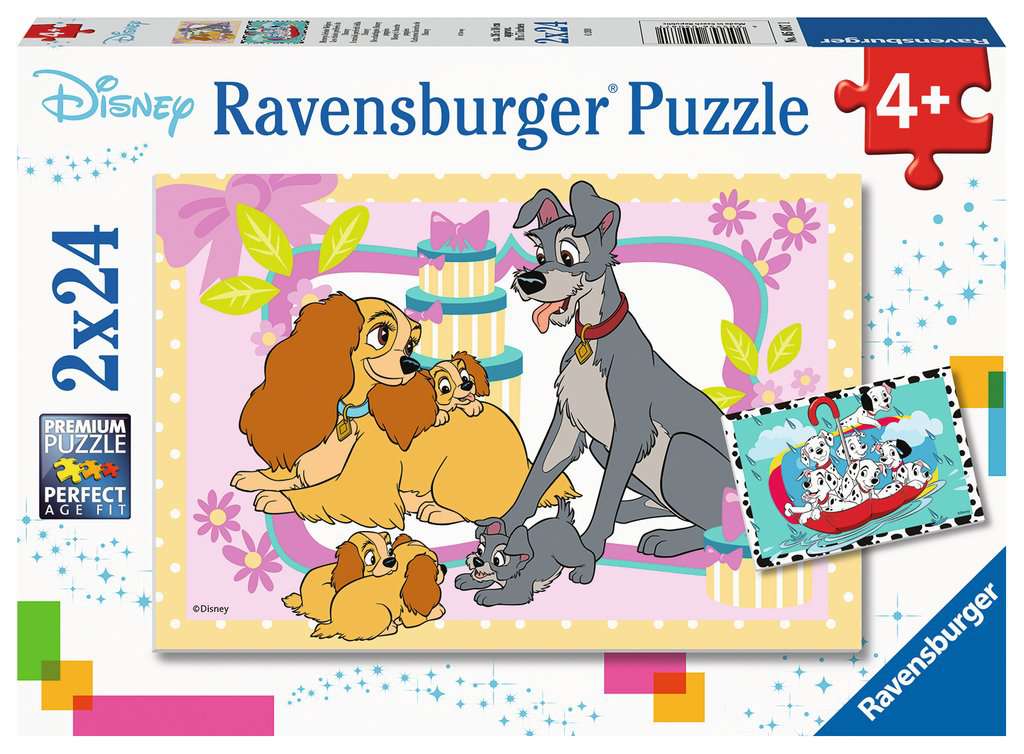 Kinderpuzzle - Disneys liebste Welpen