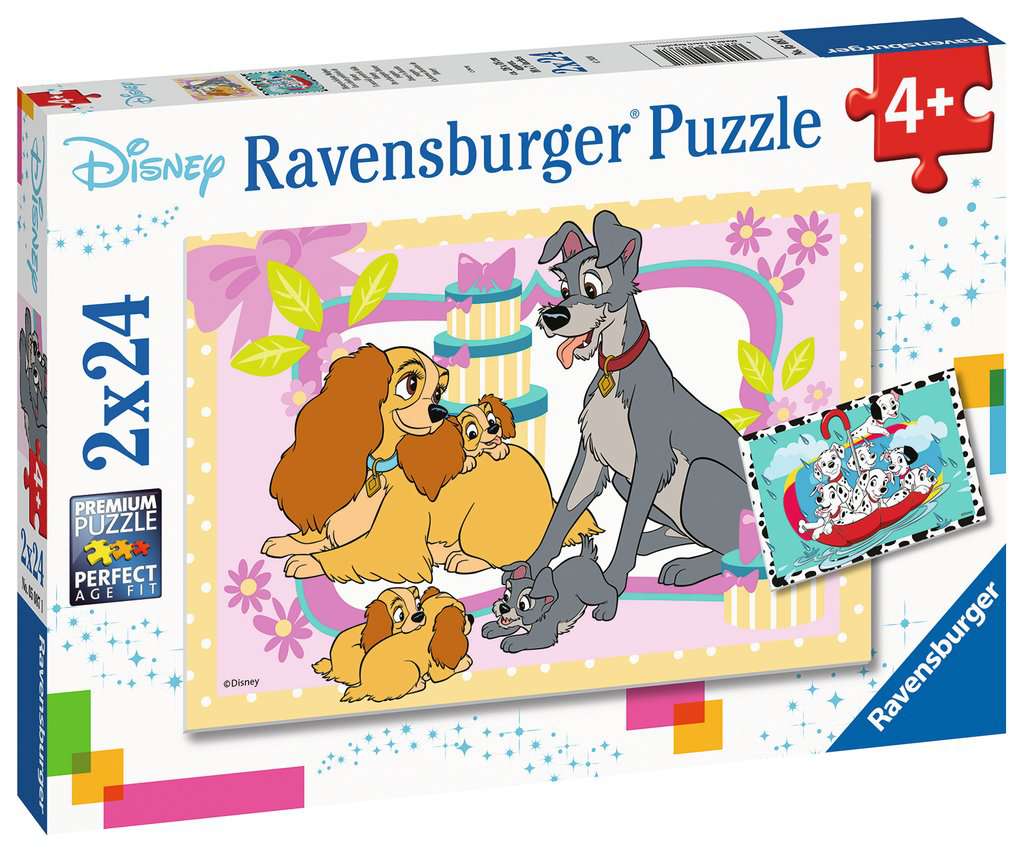 Kinderpuzzle - Disneys liebste Welpen