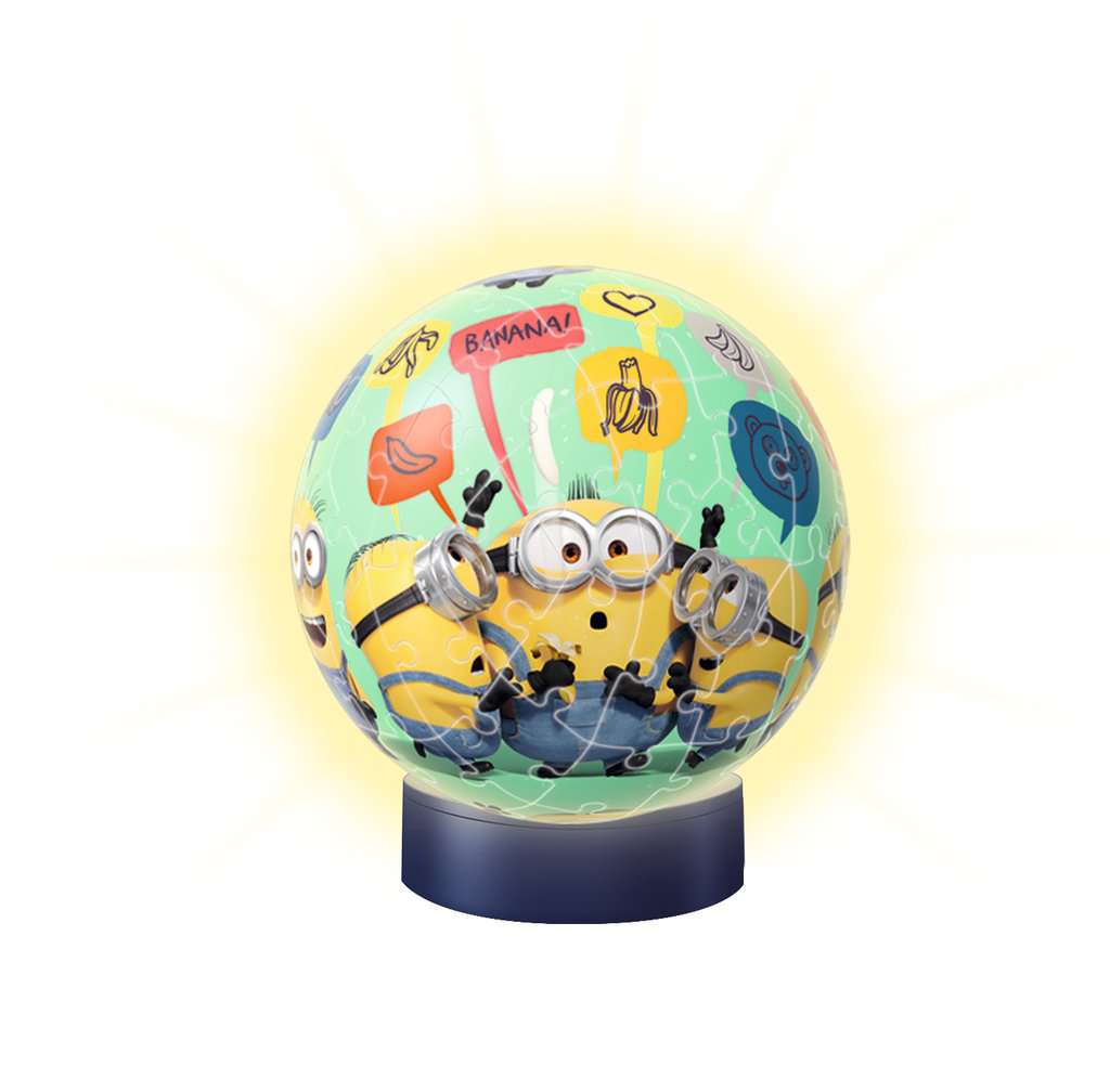 3D Puzzle-Ball - Nachtlicht - Minions 2