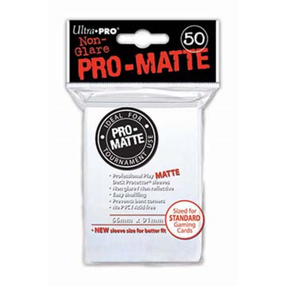 Ultra Pro - White Pro-Matte Sleeves (50)