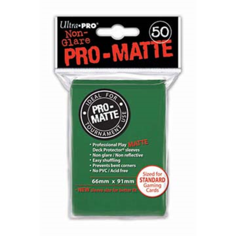 Ultra Pro - Green Pro-Matte Sleeves (50)