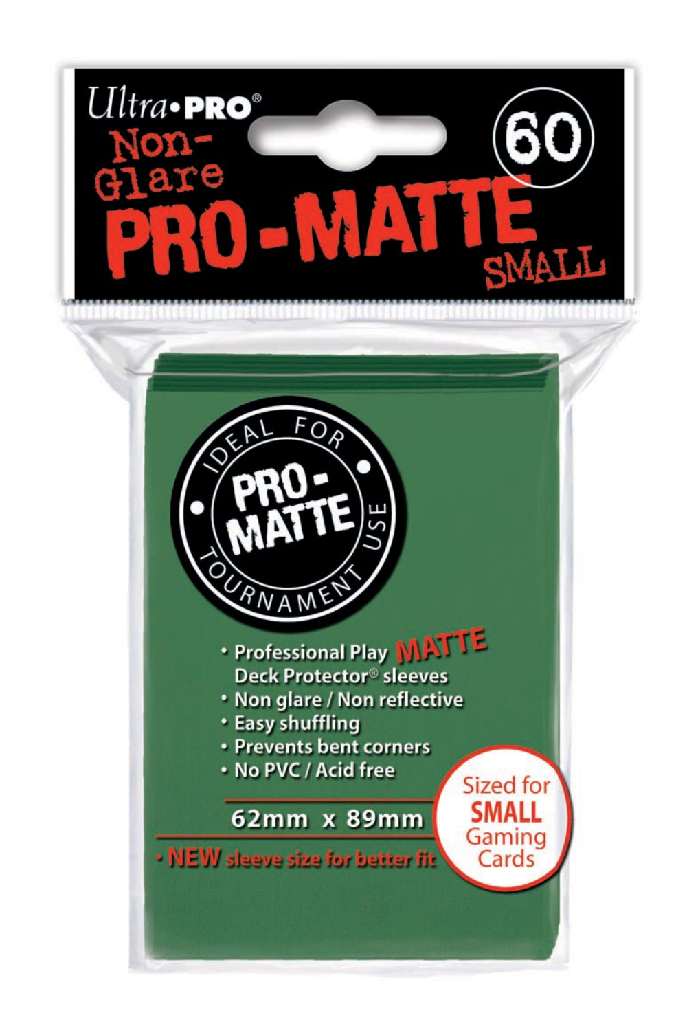 Ultra Pro - Green Pro-Matte Sleeves small (60)