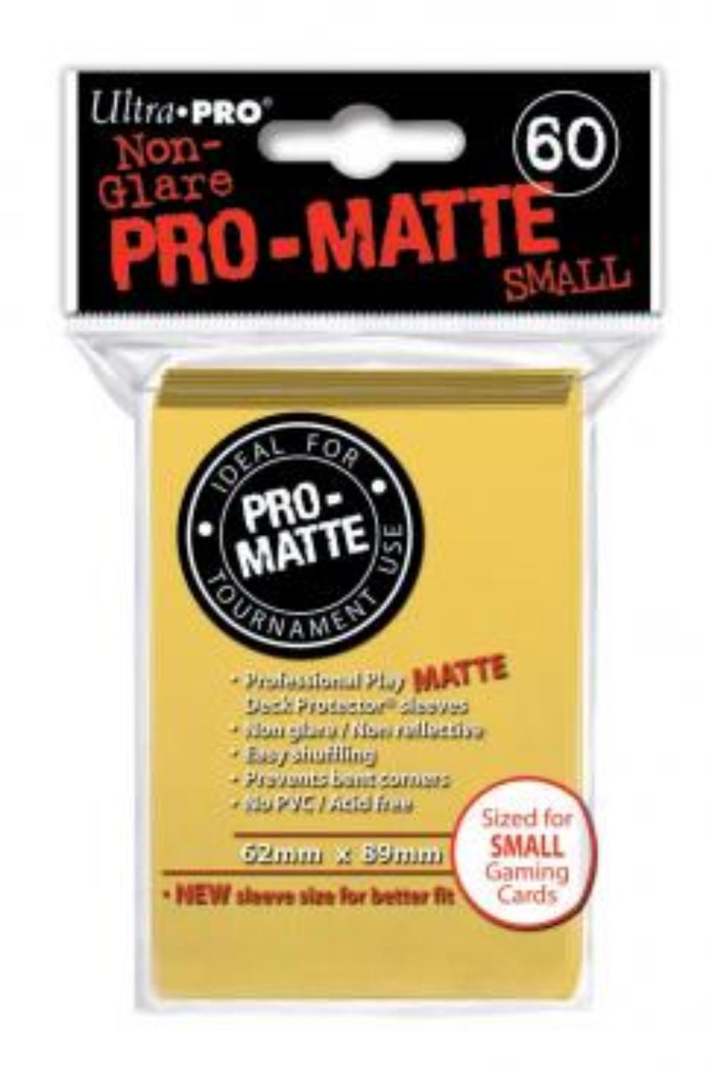 Ultra Pro - Yellow Pro-Matte Sleeves small (60)