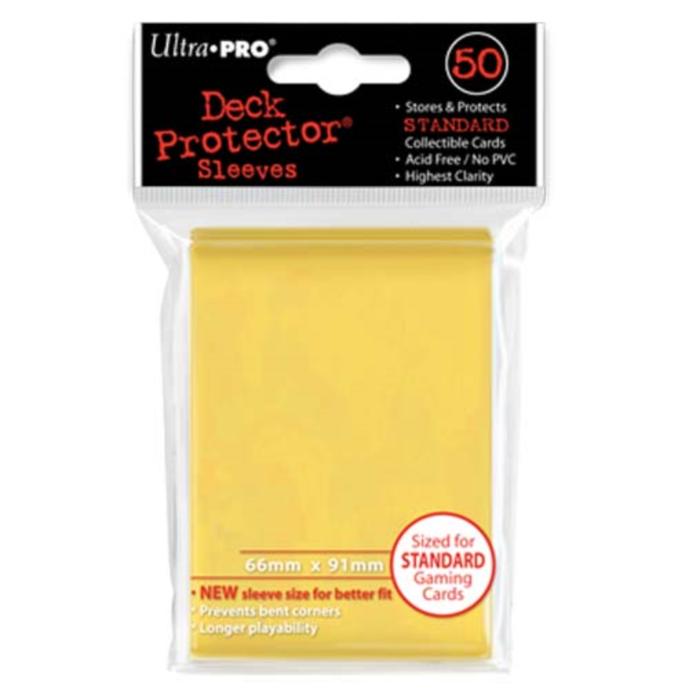 Ultra Pro - Yellow Protector (50) Solid Yellow