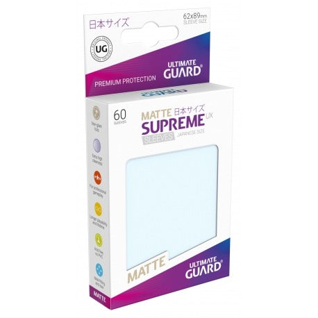 Ultimate Guard Supreme UX Sleeves Japanische Größe Matt Transparent (60)