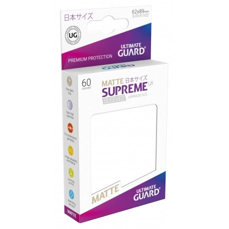 Ultimate Guard Supreme UX Sleeves Japanische Größe Matt Weiß (60)