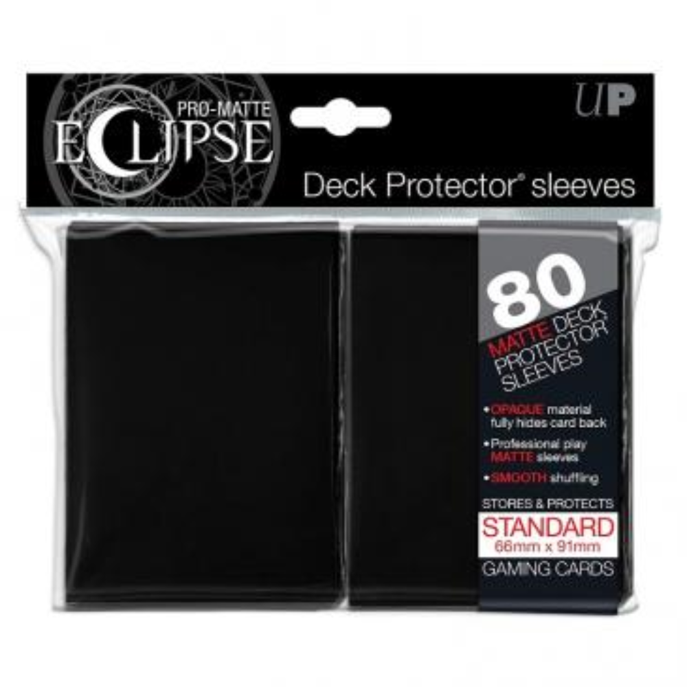 Ultra Pro - Black PRO-Matte Eclipse Protector (80)