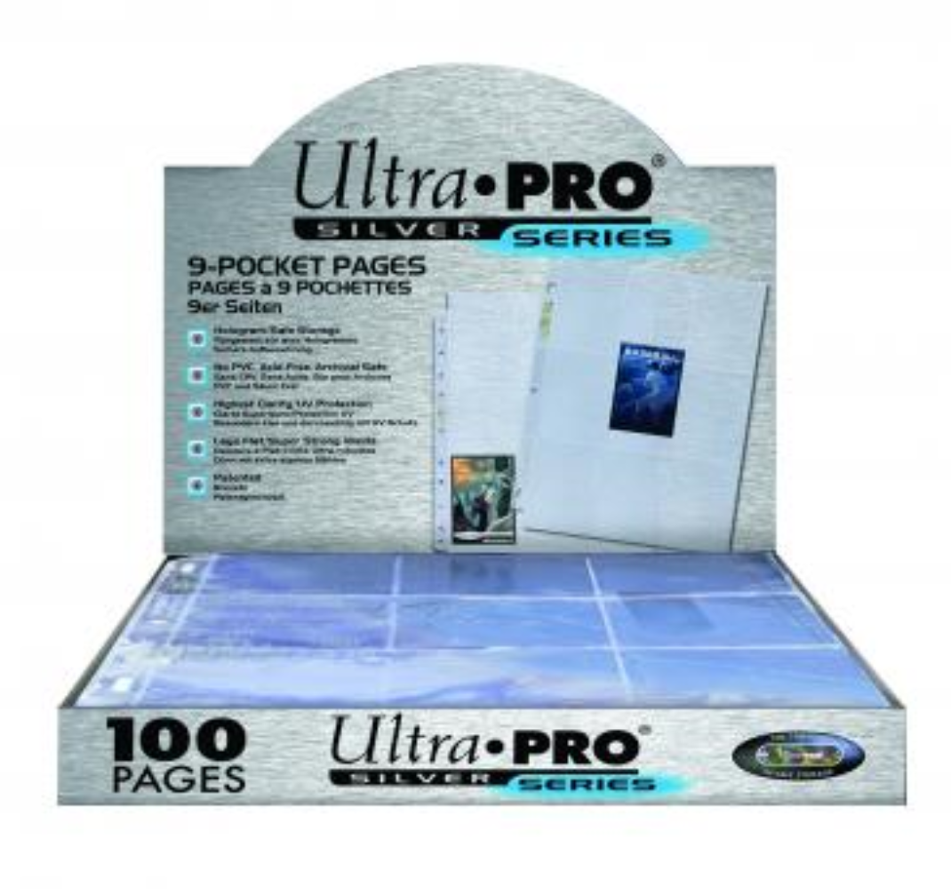 Ultra Pro Silver Series 100 Pages 9-Pocket