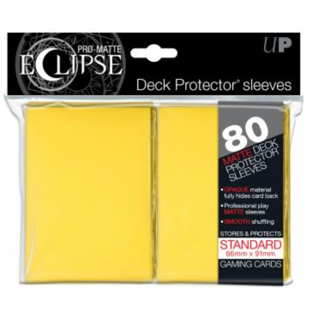 Ultra Pro - Yellow PRO-Matte Eclipse Protector (80)