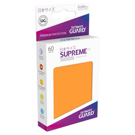 Ultimate Guard Supreme UX Sleeves Japanische Größe Orange (60)