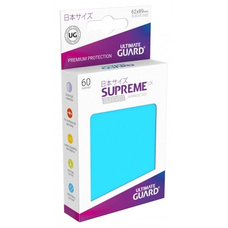 Ultimate Guard Supreme UX Sleeves Japanische Größe Hellblau (60)