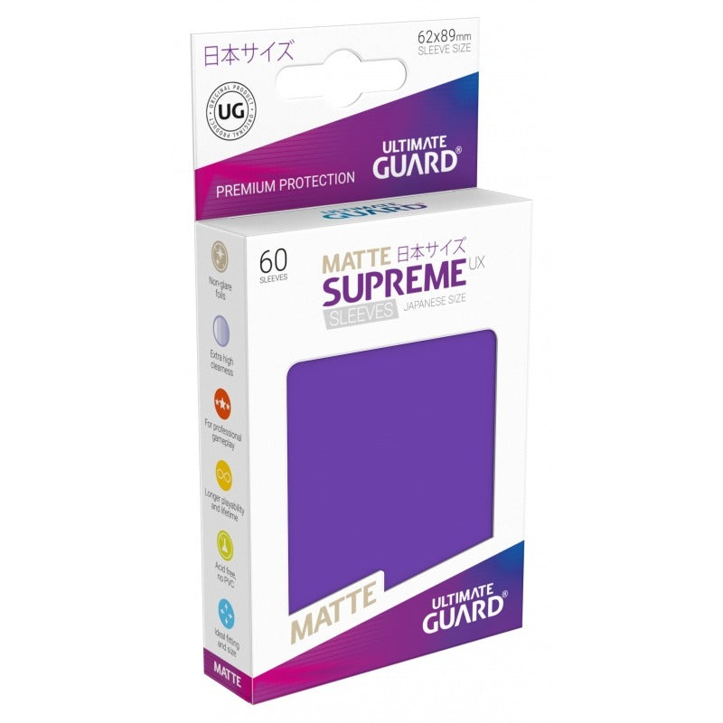 Ultimate Guard Supreme UX Sleeves Japanische Größe Matt Violett (60)