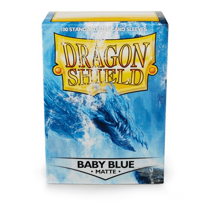 Dragon Shield Standard Sleeves - Baby Blue Matte (100 Sleeves)