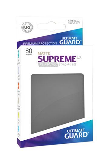 Ultimate Guard Supreme UX Sleeves Standardgröße Matt Dunkelgrau (80)