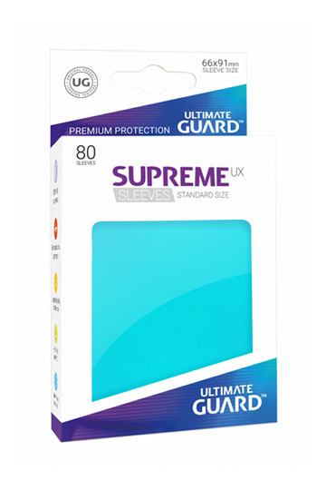 Ultimate Guard Supreme UX Sleeves Standardgröße Aquamarin (80)