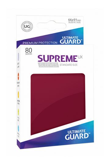 Ultimate Guard Supreme UX Sleeves Standardgröße Burgundrot (80)