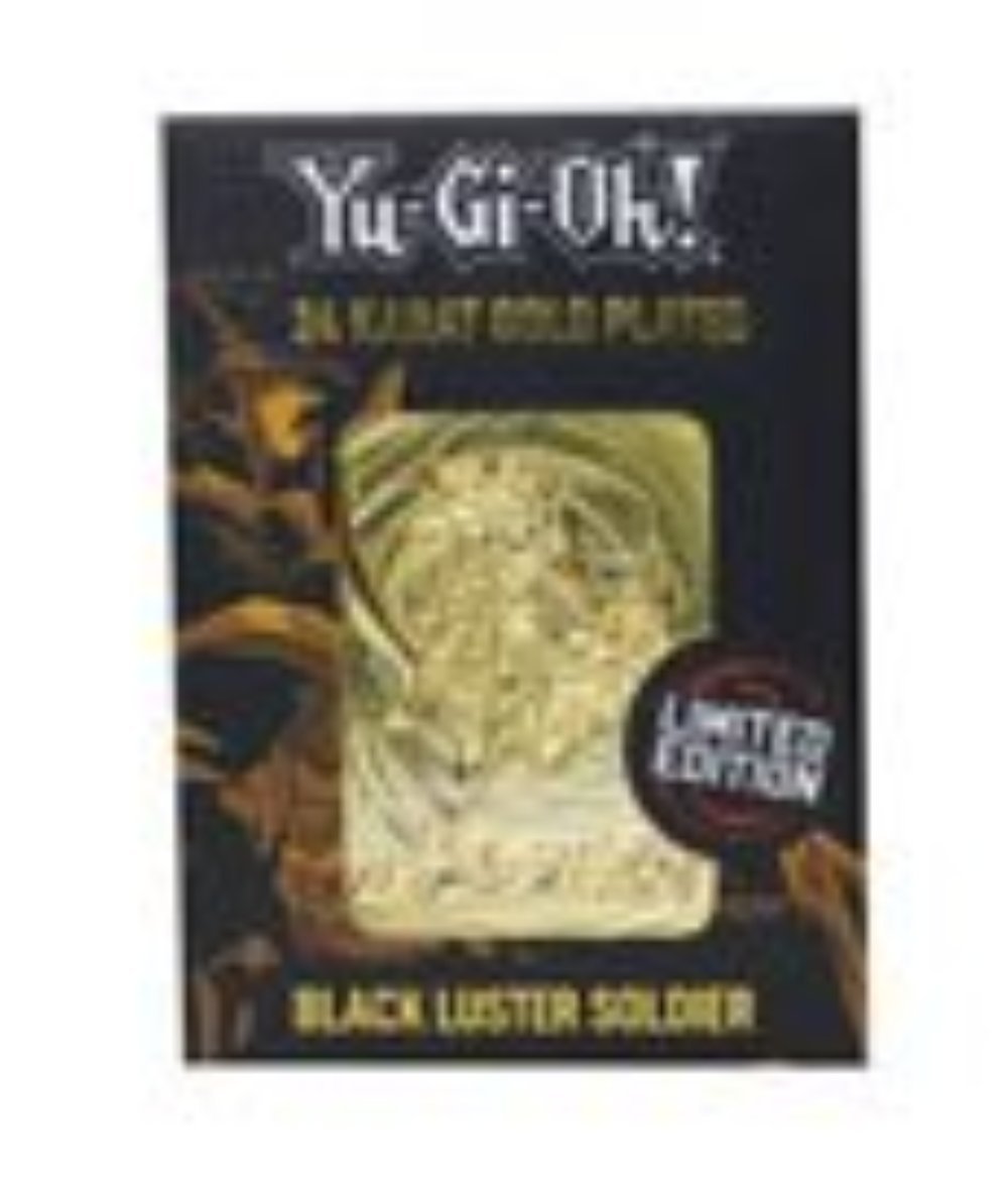 Yu-Gi-Oh! Replik Karte Black Luster Soldier (vergoldet)