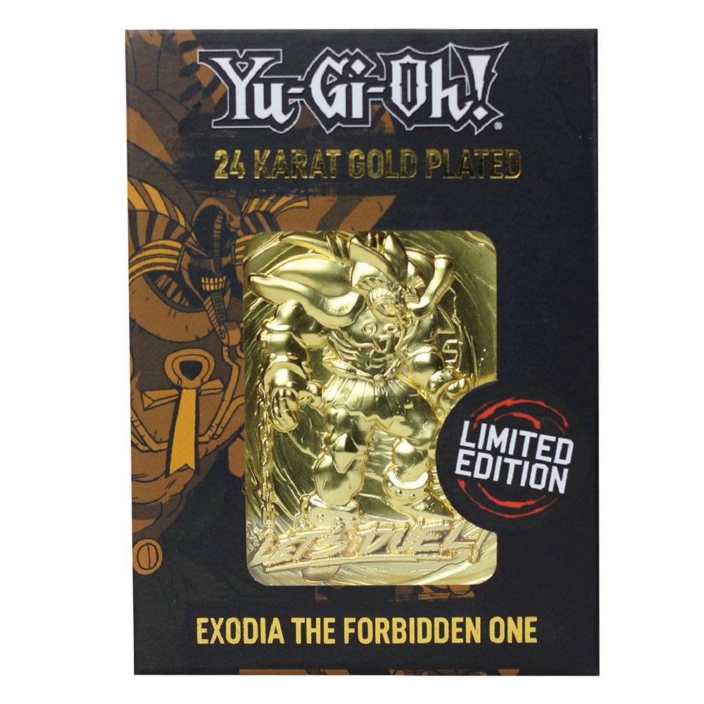 Yu-Gi-Oh! Replik Karte Exodia the Forbidden One (vergoldet)