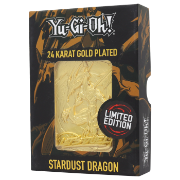 Yu-Gi-Oh! Limited Edition 24K Gold Plated Collectible - Stardust Dragon