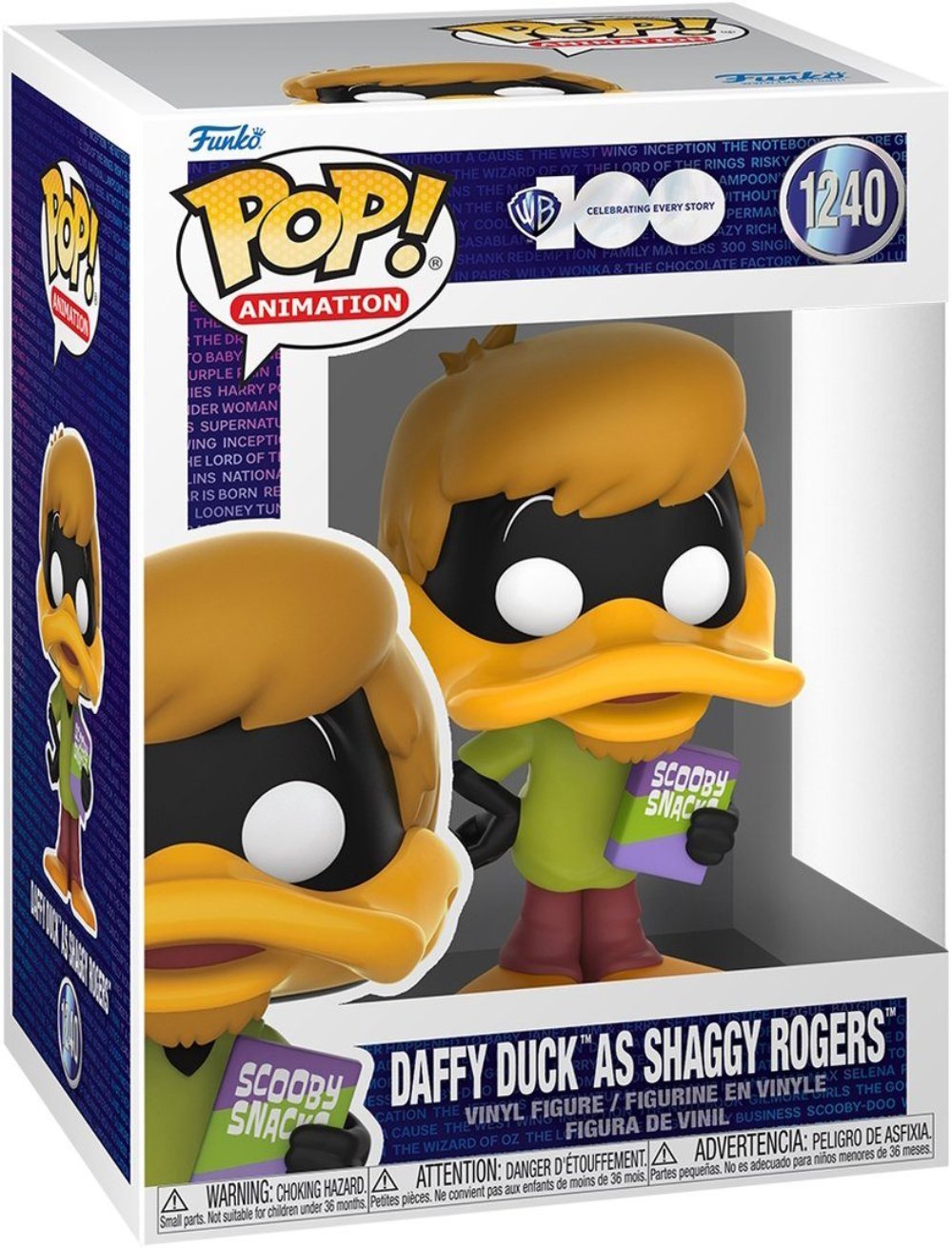 Funko POP! Looney Tunes x Scooby Doo - Daffy Duck as Shaggy #1240