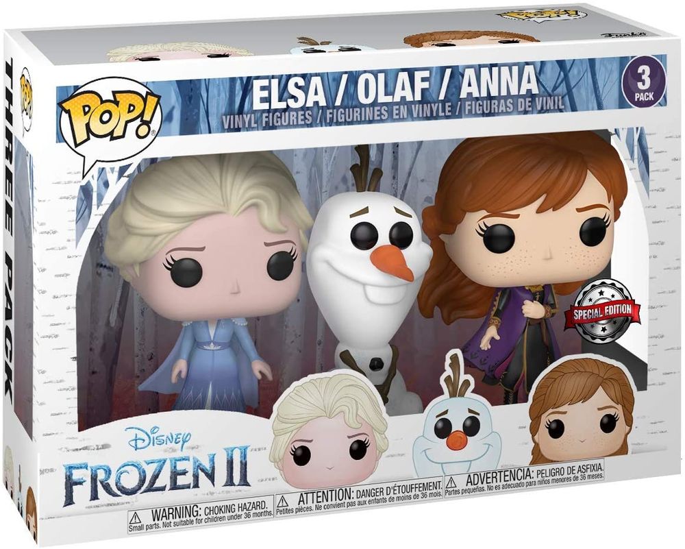 Funko POP! Disney Frozen II – Elsa/Olaf/Anna 3 Pack