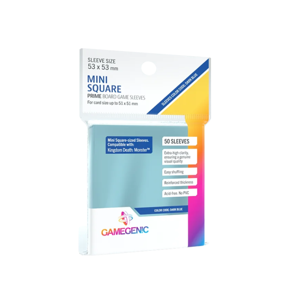 Gamegenic - Prime Board Game Sleeves Mini Square (53 x 53)