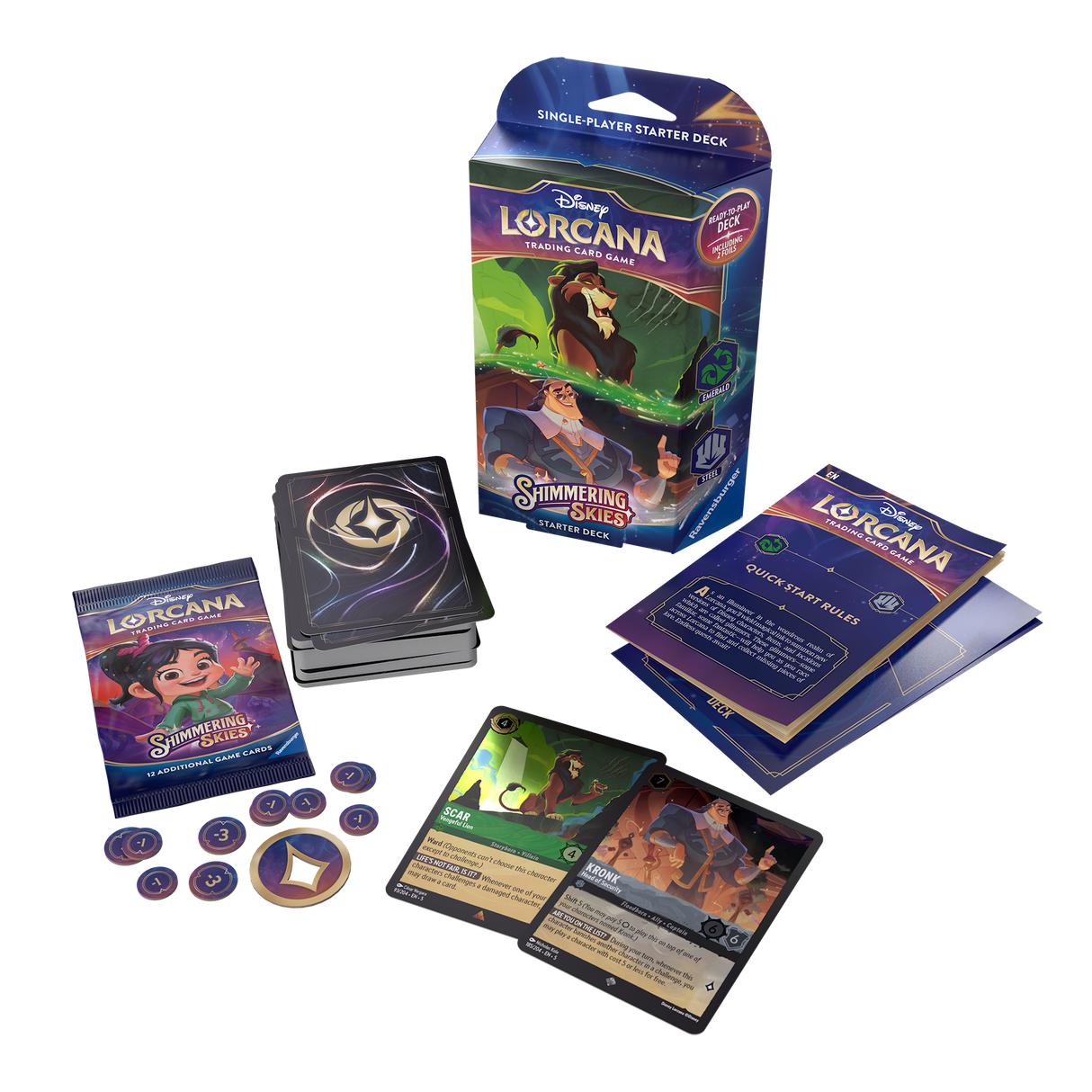 Disney Lorcana - Shimmering Skies Starter Deck - Scar and Kronk - EN