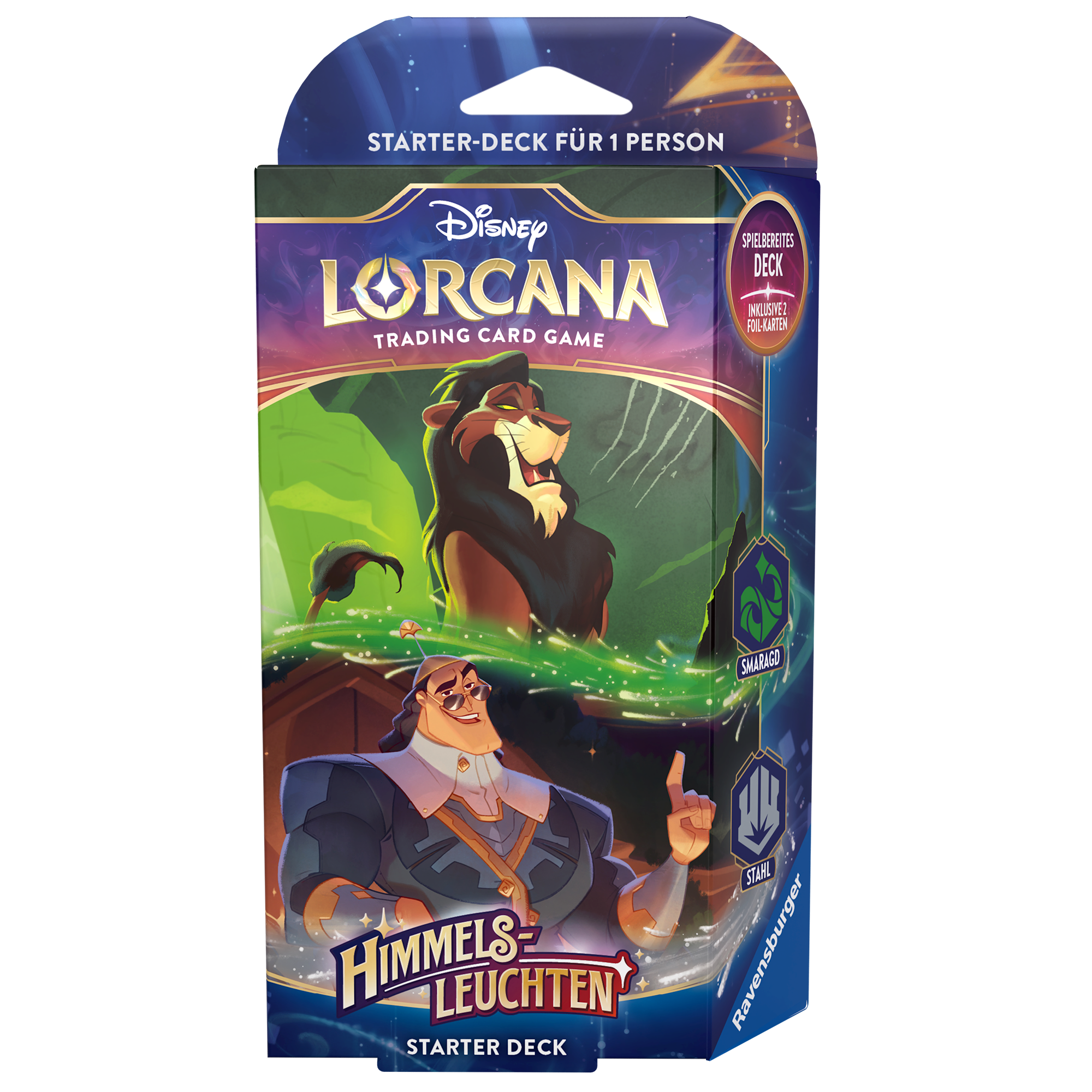 Disney Lorcana - Himmelsleuchten Starter Deck - Scar und Kronk - DE