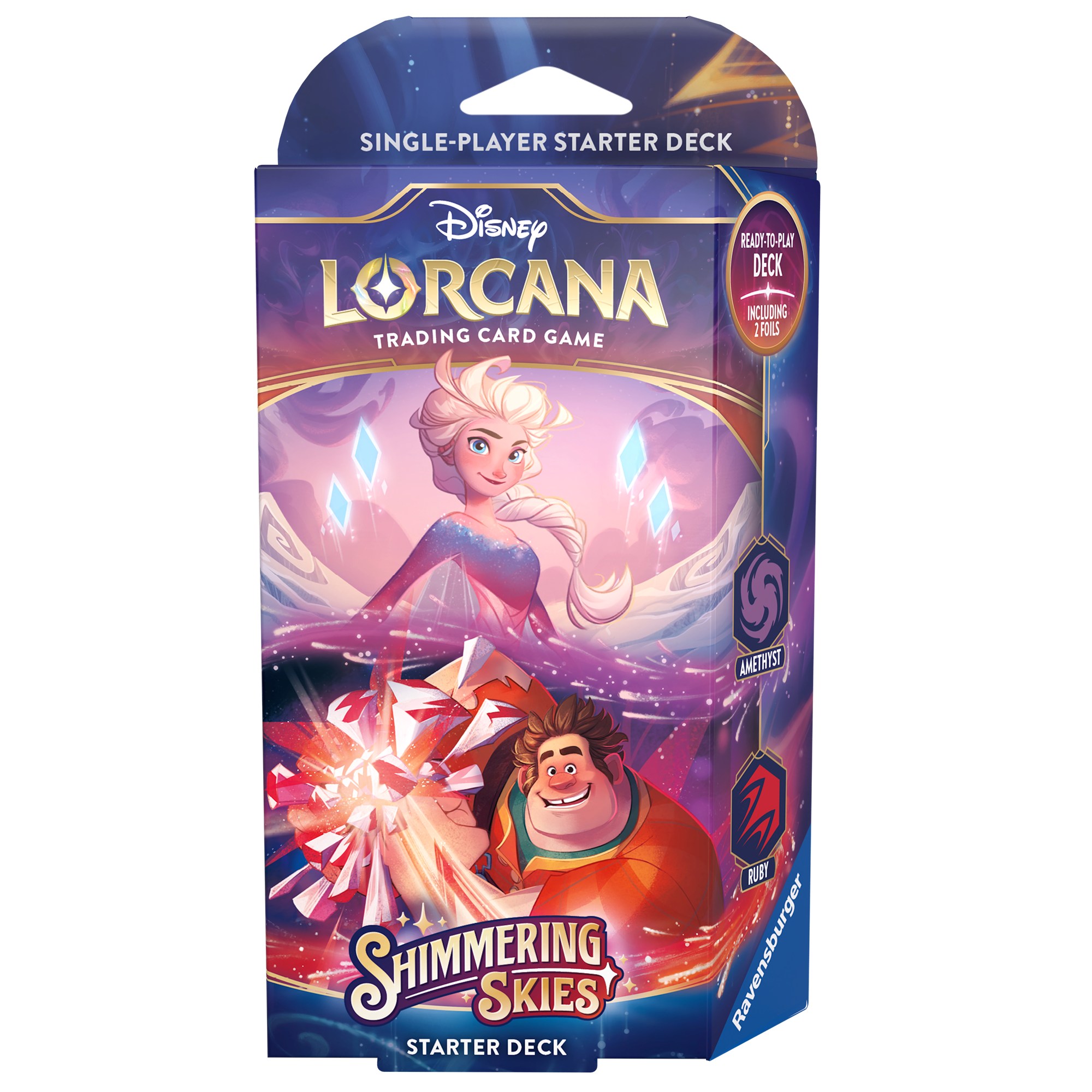 Disney Lorcana - Shimmering Skies Starter Deck - Elsa and Ralph - EN