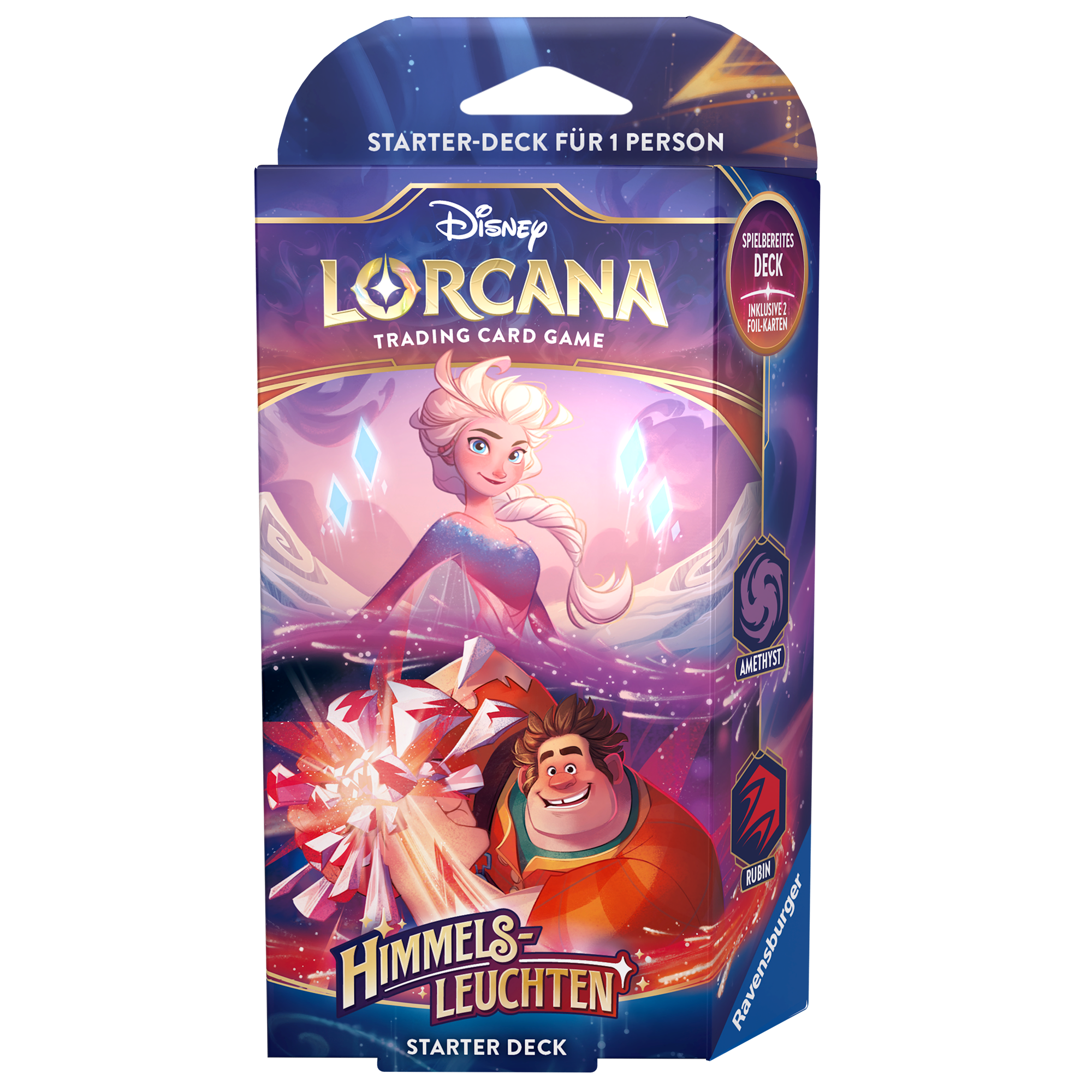 Disney Lorcana - Himmelsleuchten Starter Deck - Elsa und Ralph - DE
