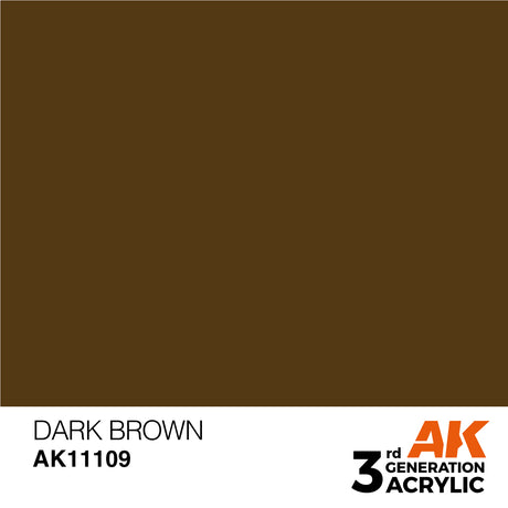 AK Interactive 3GEN Dark Brown 17ml