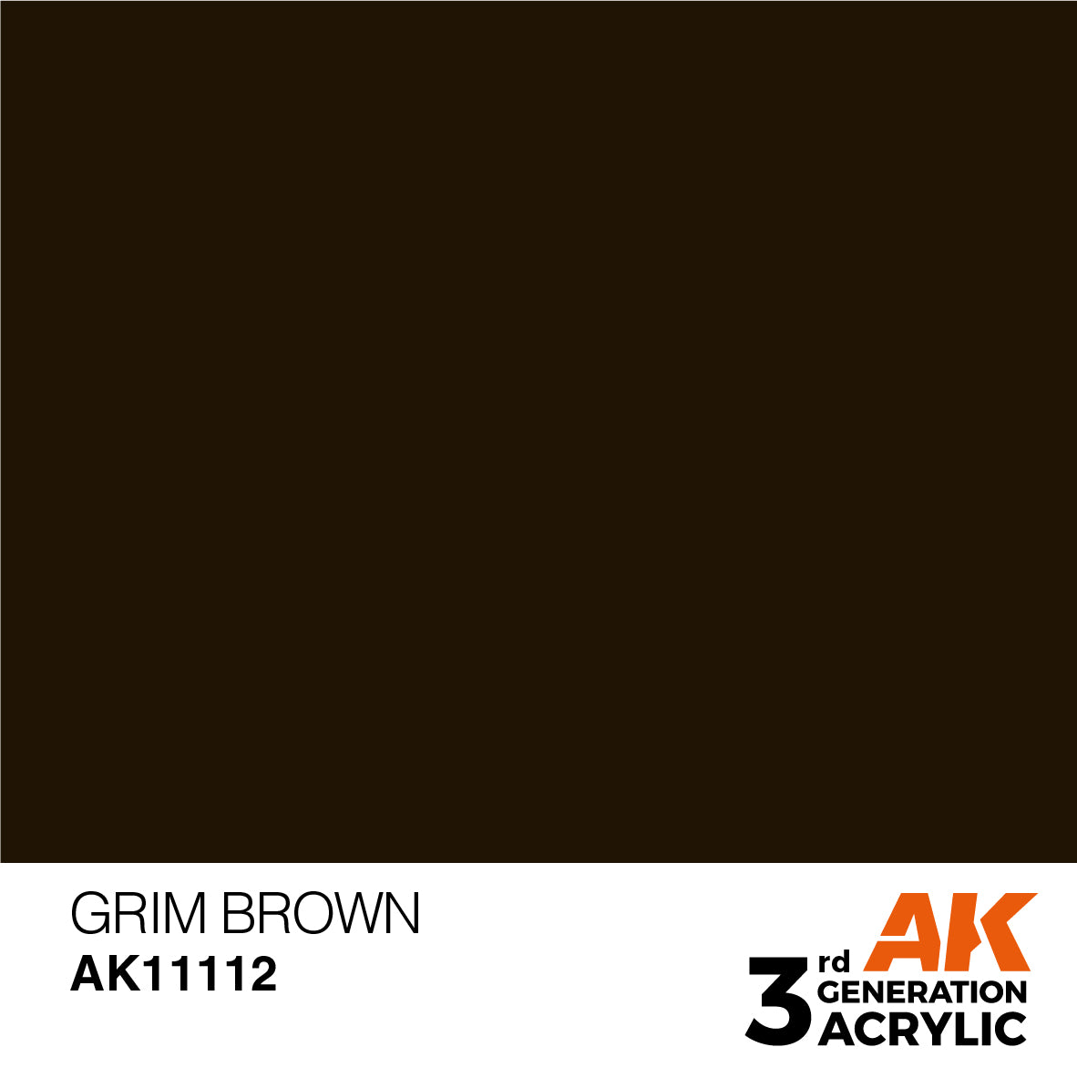 AK Interactive 3GEN Grim Brown 17ml