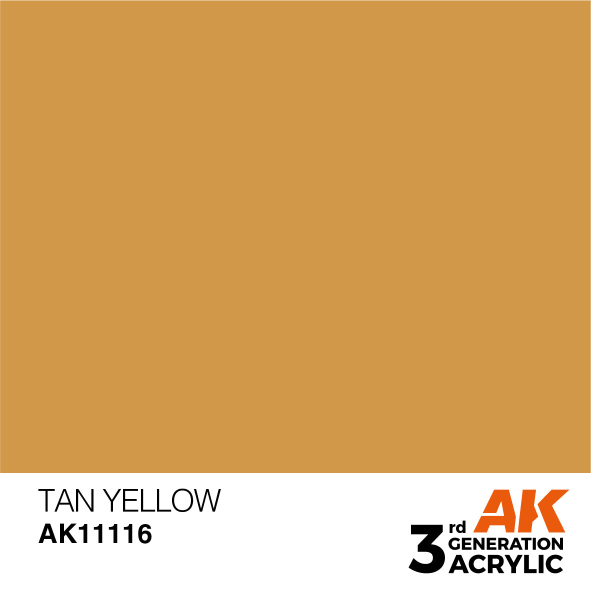 AK Interactive 3GEN Tan Yellow 17ml