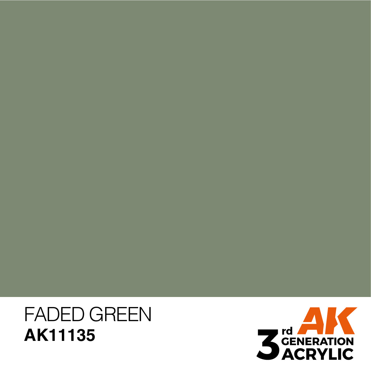 AK Interactive 3GEN Faded Green 17ml