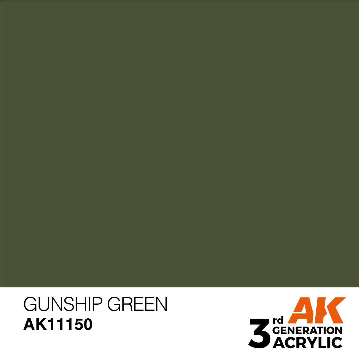 AK Interactive 3GEN Gunship Green 17ml