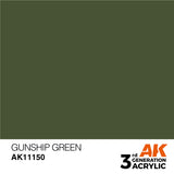 AK Interactive 3GEN Gunship Green 17ml