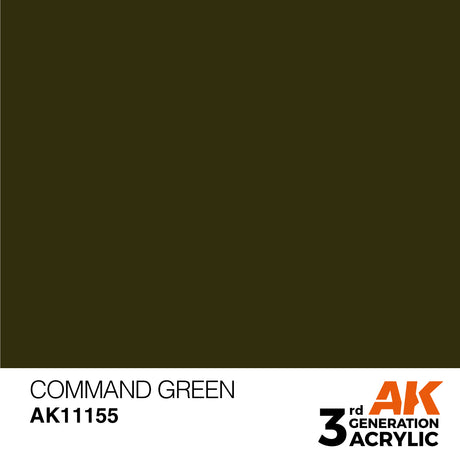 AK Interactive 3GEN Command Green 17ml