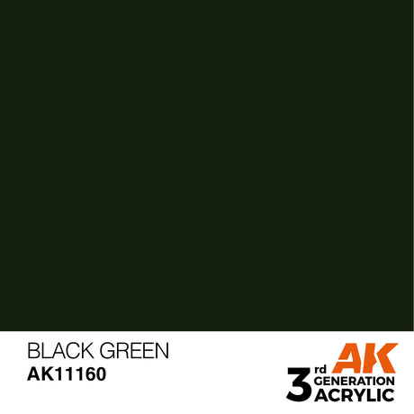 AK Interactive 3GEN Black Green 17ml