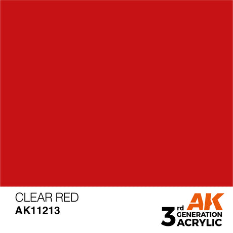 AK Interactive 3GEN Clear Red 17ml