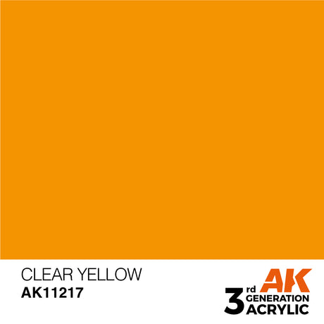 AK Interactive 3GEN Clear Yellow 17ml