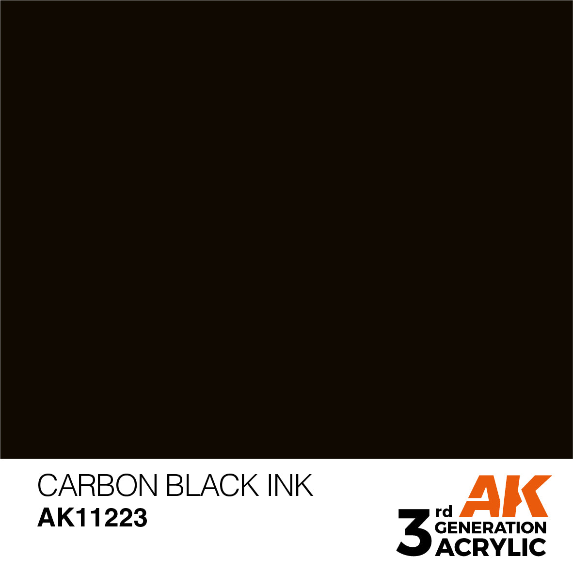 AK Interactive 3GEN Carbon Black INK 17ml