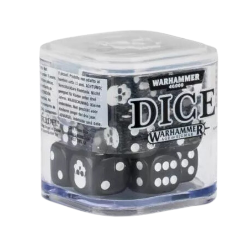 CITADEL 12MM DICE SET BLACK