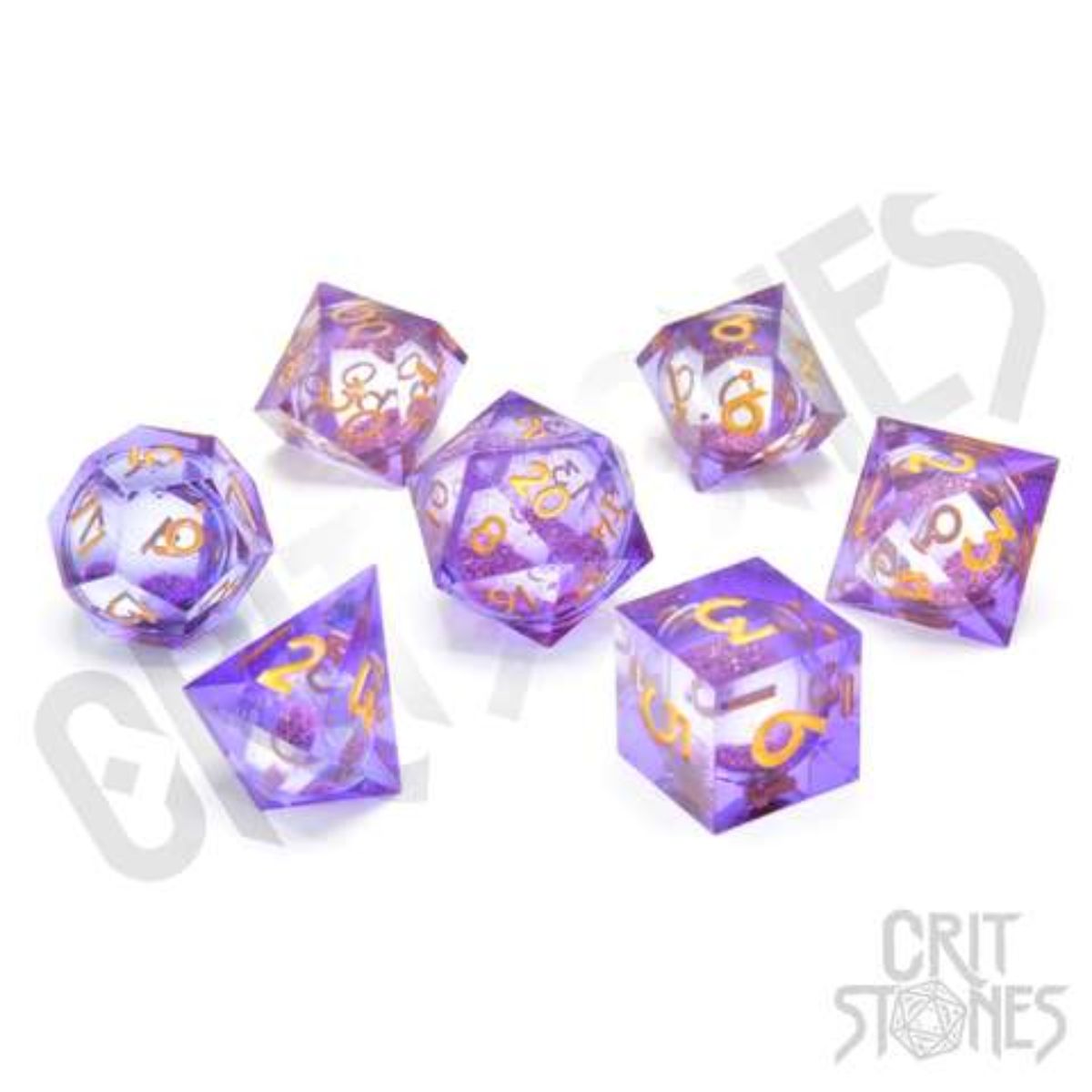 Crit Stones Dionysus' Feast Liquid Core RPG Würfelset