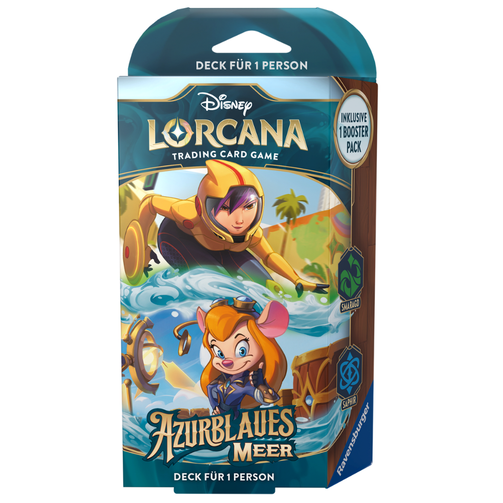 Disney Lorcana - Azurblaues Meer Starter Deck - GoGo Tomago & Trixi - DE