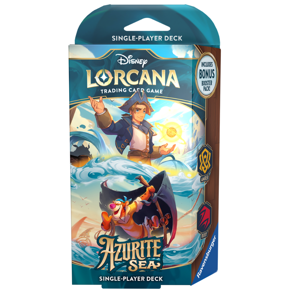 Disney Lorcana - Azurite Sea Starter Deck - Jim Hawkins & Tigger - EN