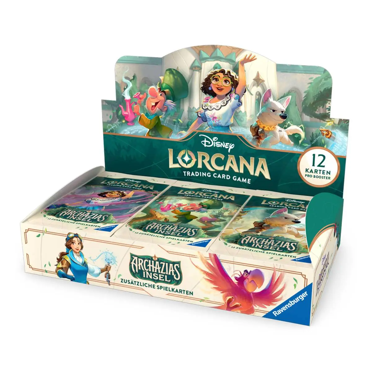 Disney Lorcana Archazias Insel Booster Display (24 Packs) Deutsch