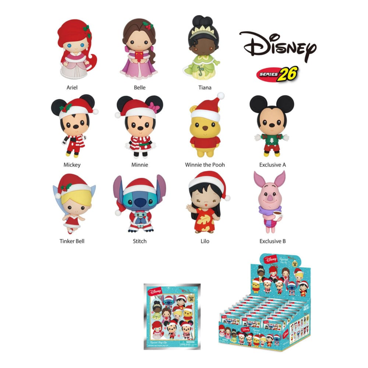 Disney PVC-Taschenanhänger Disney Christmas Serie