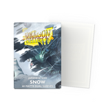 Dragon Shield Japanese Size Dual Matte Sleeves - Snow (60 Sleeves)