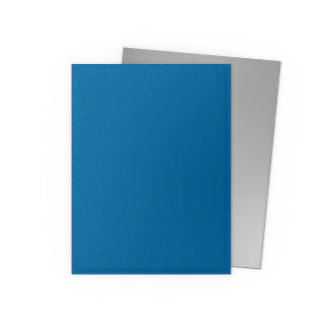 Dragon Shield Standard Size Dual Matte Sleeves - Anniversary Special Edition Blue Silver (100 Sleeves)