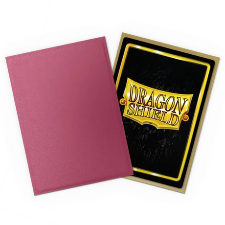 Dragon Shield Standard Size Dual Matte Sleeves - Anniversary Special Edition Red Gold (100 Sleeves)